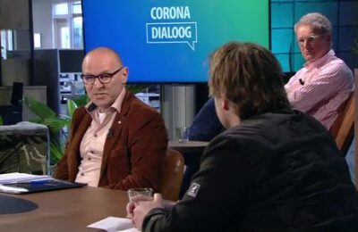 Dit is wat er gebeurt als je een journalist en corona-scepticus tegenover elkaar zet.