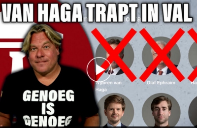 Van Haga trapt in val