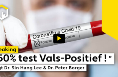 “50% test Vals-Positief!” zegt Dr. Sin Hang Lee en Dr. Peter Borger…