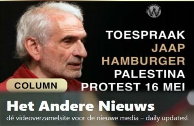 Toespraak Palestina demonstratie 16 mei door Jaap Hamburger