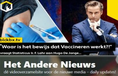 “Waar is het bewijs dat Vaccineren werkt?!” vraagt Statisticus Ir. F. Lahr aan Hugo De Jonge…