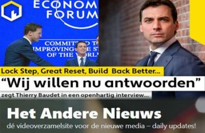 Lock Step, Great Reset, Build Back Better. “Wij willen nu antwoorden!” zegt Thierry Baudet in een openhartig interview…