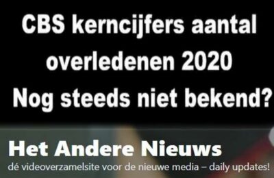 Waarom geeft het CBS nog steeds niet de kerncijfers van het aantal overleden mensen van 2020?