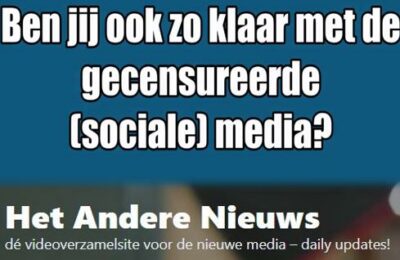 Ben jij ook zo klaar met de gecensureerde (sociale) media?