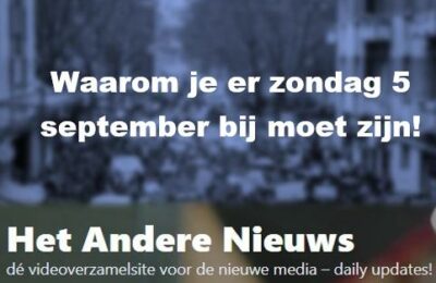 Waarom je er zondag 5 september bij moet zijn!