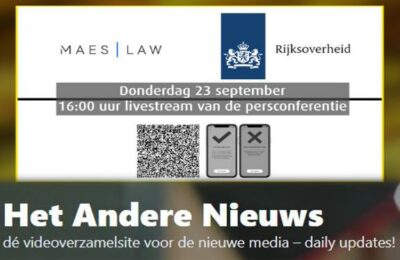 Persconferentie MAES LAW vs. de Rijksoverheid inzake de coronapas…