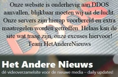 Het Andere Nieuws onder DDOS aanval!