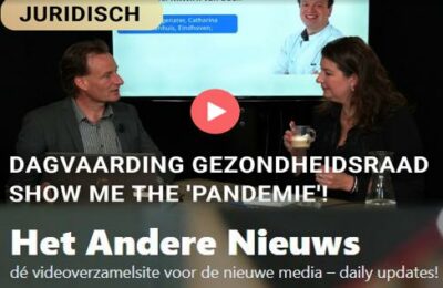 Dagvaarding Gezondheidsraad – Show me the ‘Pandemie’!