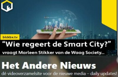 Wie regeert de Smart City?” vraagt Marleen Stikker van de Waag Society…