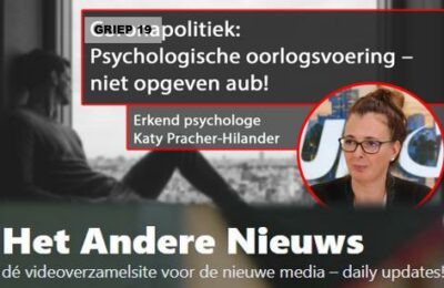 Griep19 politiek: Psychologische oorlogsvoering. Niet opgeven a.u.b.!