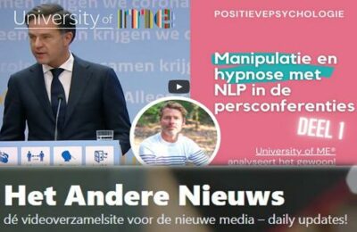 Manipulatie en hypnose met NLP taalpatronen in de persconferenties – Deel 1 en 2