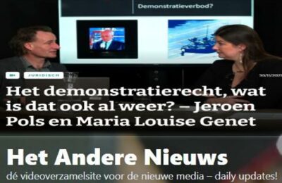 Het demonstratierecht, wat is dat ook al weer? – Jeroen Pols en Maria Louise Genet