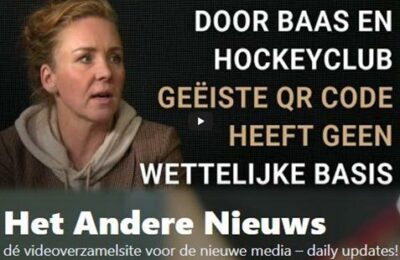 Door baas en hockeyclub geëiste QR code heeft geen wettelijke basis – Frank & Sietske Bergsma
