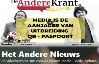 Media is de aanjager van uitbreiding QR – paspoort
