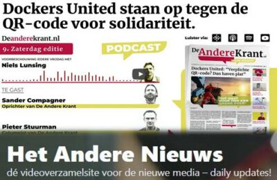 Dockers United staan op tegen de QR-code voor solidariteit!