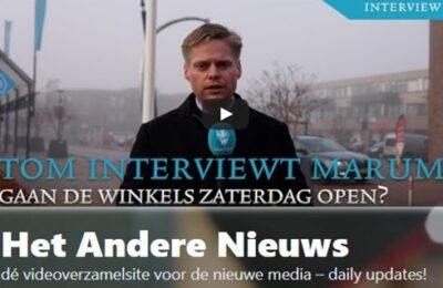 Tom interviewt Marum: gaan de winkels zaterdag open?