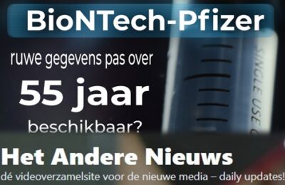 BioNTech-Pfizer ruwe gegevens pas beschikbaar over 55 jaar?