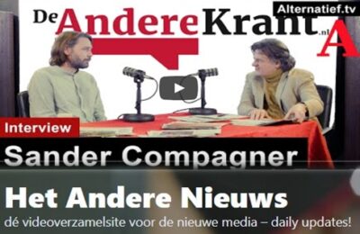 De Andere Krant durft dissident nieuws te brengen. Ab Gietelink interviewt Sander Compagner