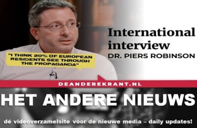 Er is zoveel propaganda dat democratie niet meer werkt” | Interview Dr. Piers Robinson – Engels gesproken