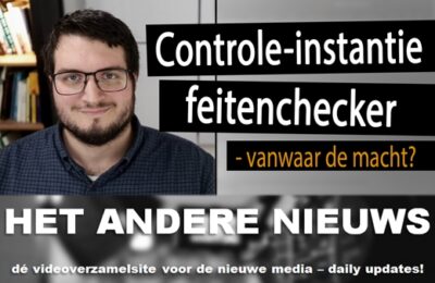 Controle-instantie feitenchecker – vanwaar de macht?