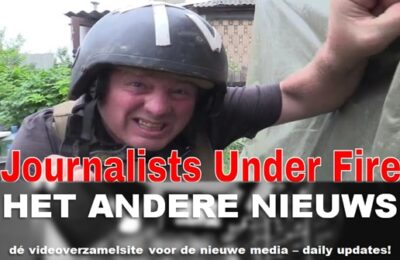 Patrick Lancaster: Journalisten komen onder Oekraïens artillerievuur in Donetsk buitenwijk