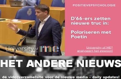 Pronken met Poetin. De nieuwe debattruc van D’66 om populisme aan te vallen.