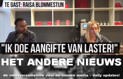 Raisa Blommestijn doet aangifte tegen Leidse hoogleraar!