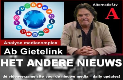 Westers mediacomplex selecteert, kleurt en manipuleert informatie. Analyse Ab Gietelink