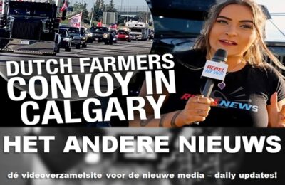 Leave us alone, let us feed the world: Convoy from Calgary supports Dutch farmers