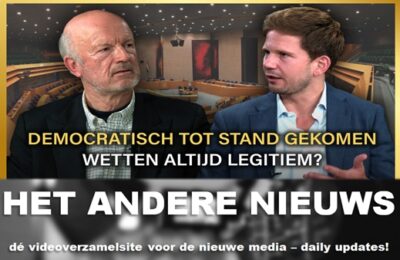 Democratisch tot stand gekomen wetten altijd legitiem? – Frank Stadermann en Gideon van Meijeren