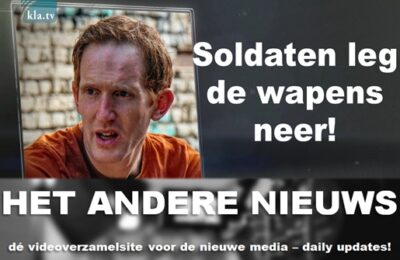 Soldaten, leg de wapens neer!