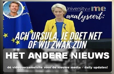 Ach Ursula, je doet net of wij zwak zijn…