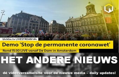 Demo ‘Stop de permanente coronawet’ – Amsterdam, 4 september 2022