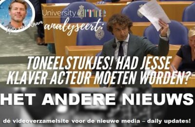 Toneelstukjes in de Kamer. Had Jesse Klaver acteur moeten worden?