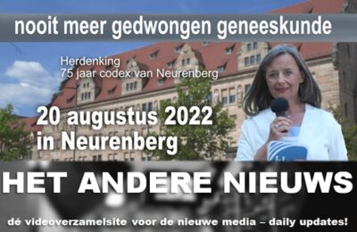 Nooit meer gedwongen geneeskunde – Herdenking 75 jaar code van Neurenberg – 20 augustus in Neurenberg