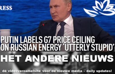 Poetin noemt G7-prijsplafond voor Russische energie ‘volslagen dom’