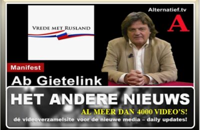 Manifest Stop de wapenleveranties, sancties en laat referenda beslissen ! – Ab Gietelink