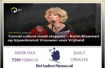 ‘Cancel culture moet stoppen’ – Karin Bloemen op bijeenkomst Vrouwen voor Vrijheid