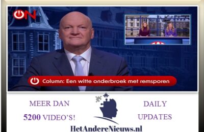 Een witte onderbroek met remsporen