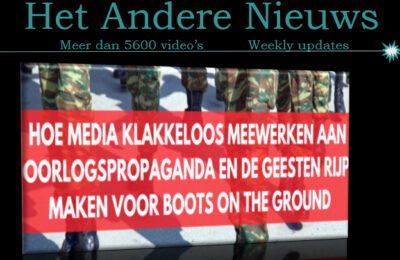 Hoe media klakkeloos meewerken aan oorlogspropaganda en de geesten rijp maken voor boots on the ground