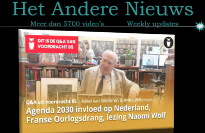 Karel van Wolferen – Agenda2030 invloed op Nederland, Franse Oorlogsdrang, lezing Naomi Wolf